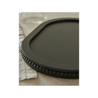 Stacey Solomon black beaded decorative tray, UK version