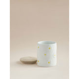 George Home daisy embossed ceramic candle, imported from the UK