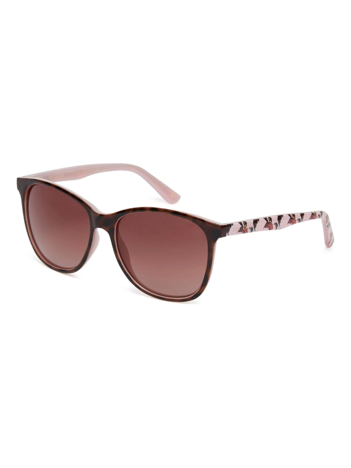 Ted Baker tortoiseshell sunglasses with floral print - British product