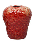 Libra Interiors red berry glaze vase large - British product
