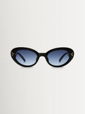 Le Specs Tootsie black cat-eye sunglasses, UK version