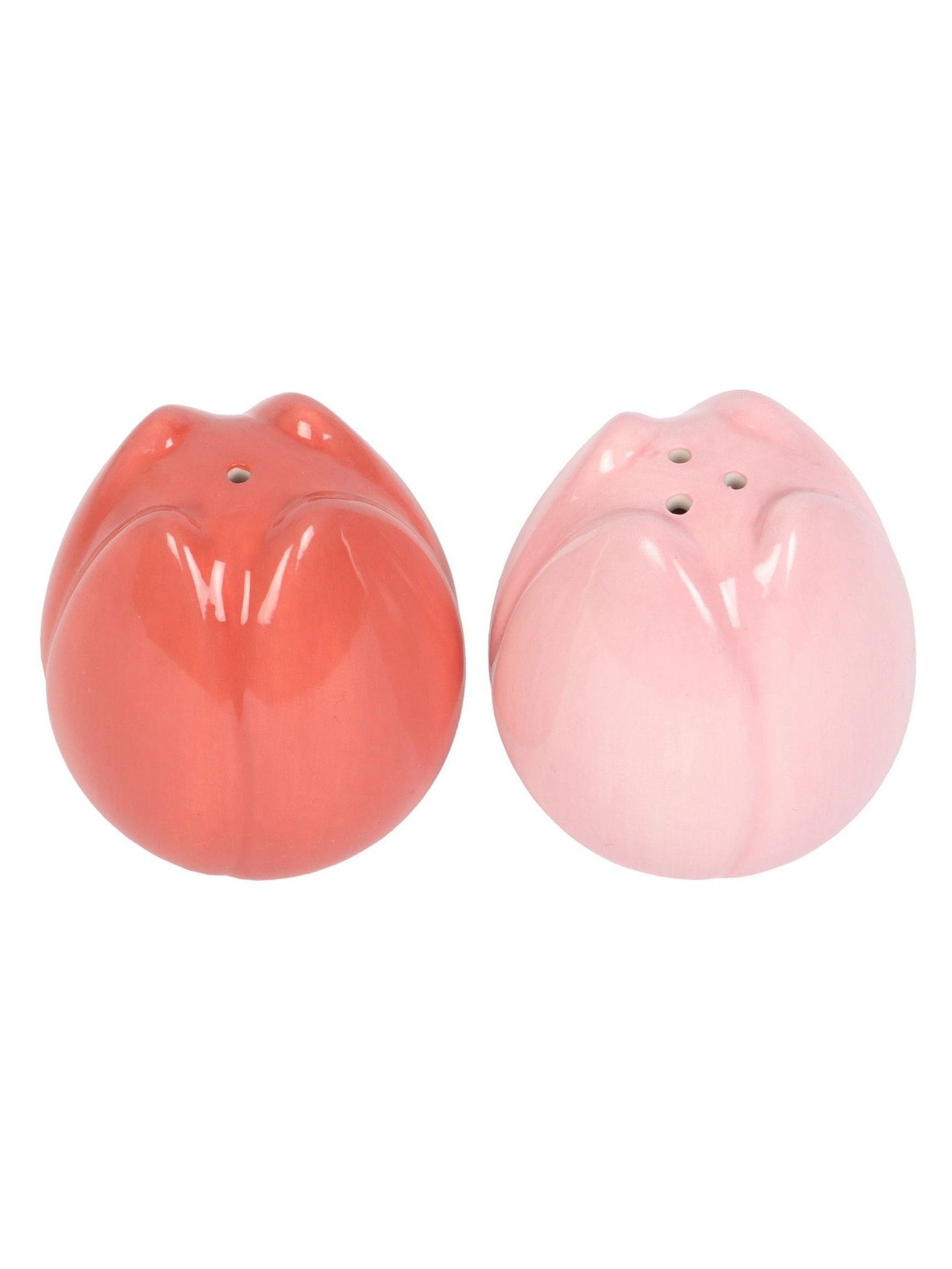 Something Different tulip salt and pepper shakers ceramic (British brand)