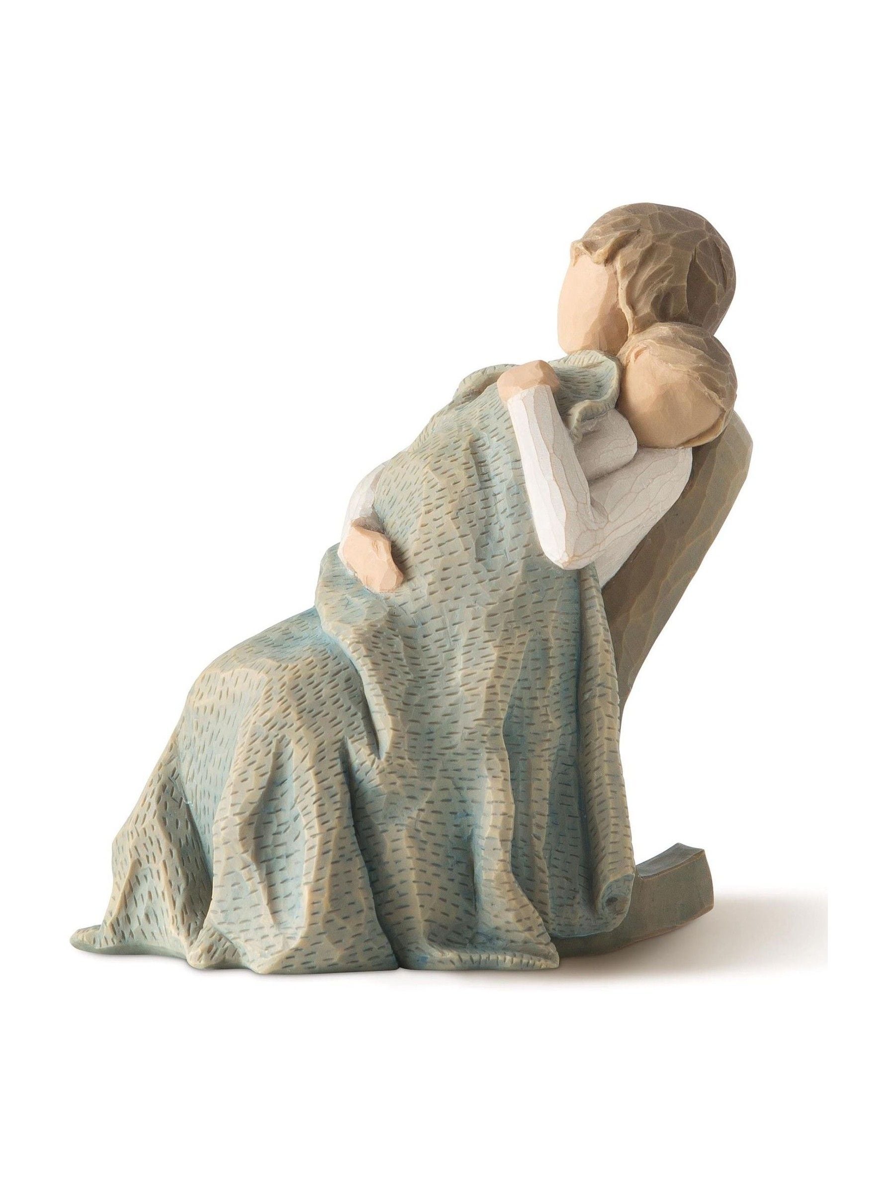 Willow Tree off white quilt figurine 14cm, imported from the UK
