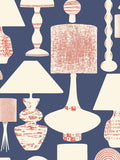 Ohpopsi wallpaper sample Inkwell Boogie Lights A4, UK version