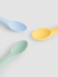 JoJo Maman Bébé silicone weaning spoons 3-pack, UK version