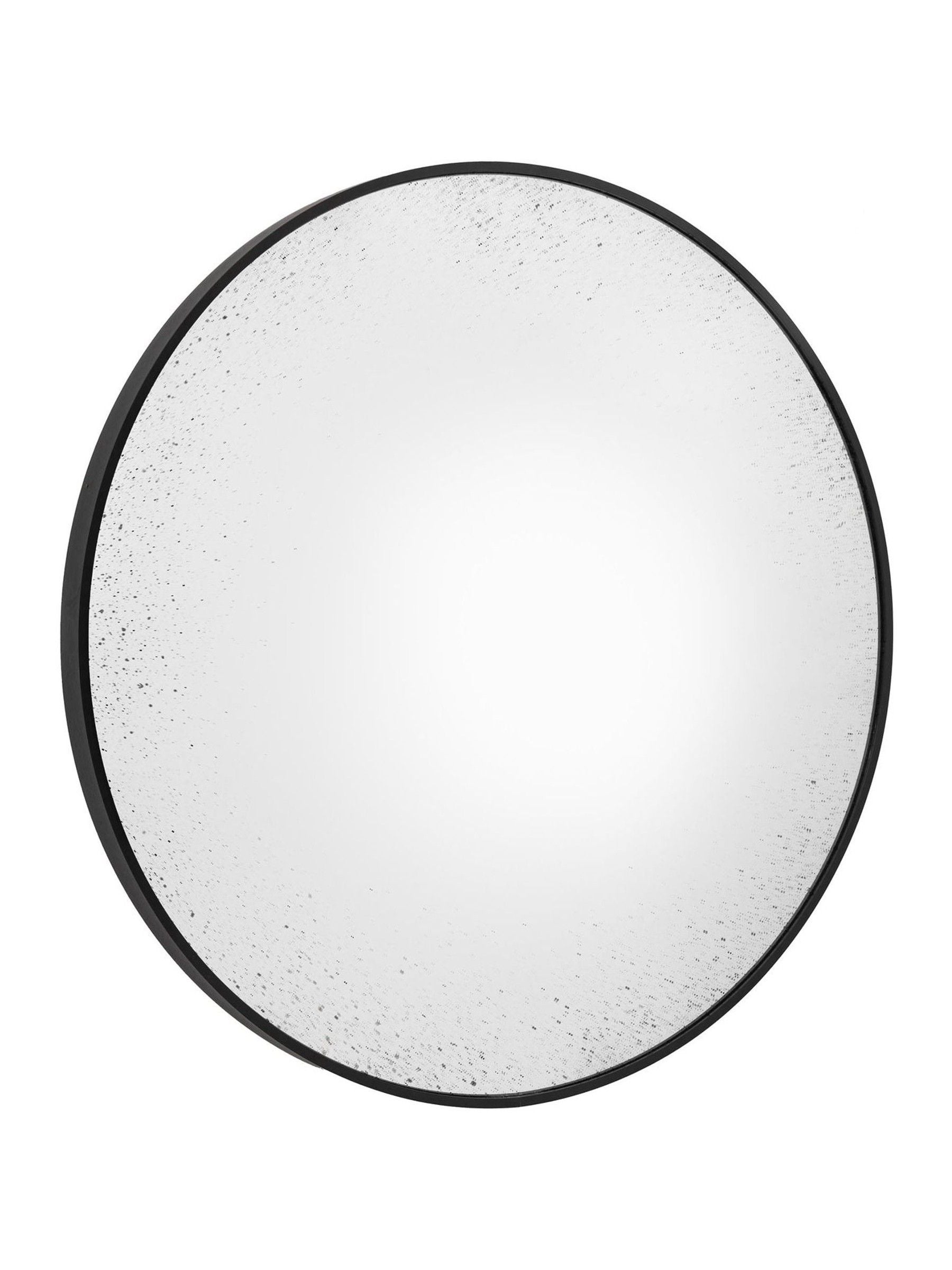 Gallery Home black convex mirror 80cm (British brand)