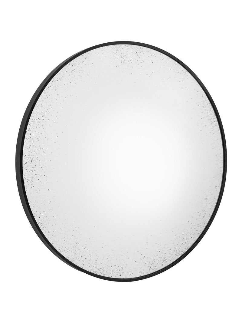 Gallery Home black convex mirror 80cm (British brand)