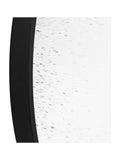 Gallery Home black convex mirror 80cm (British brand)