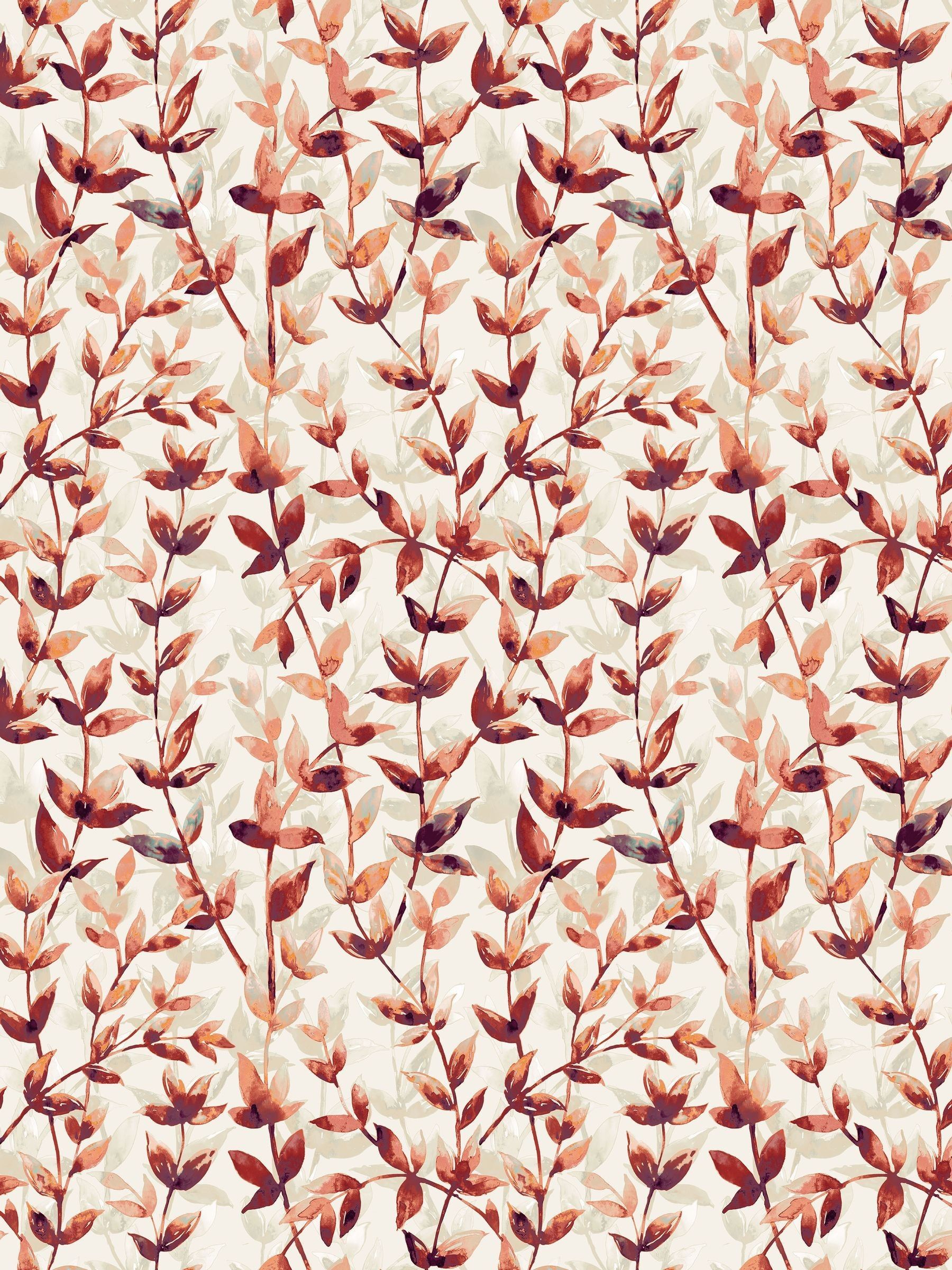 Ohpopsi Russet Pomponette wallpaper sample A4 - British product