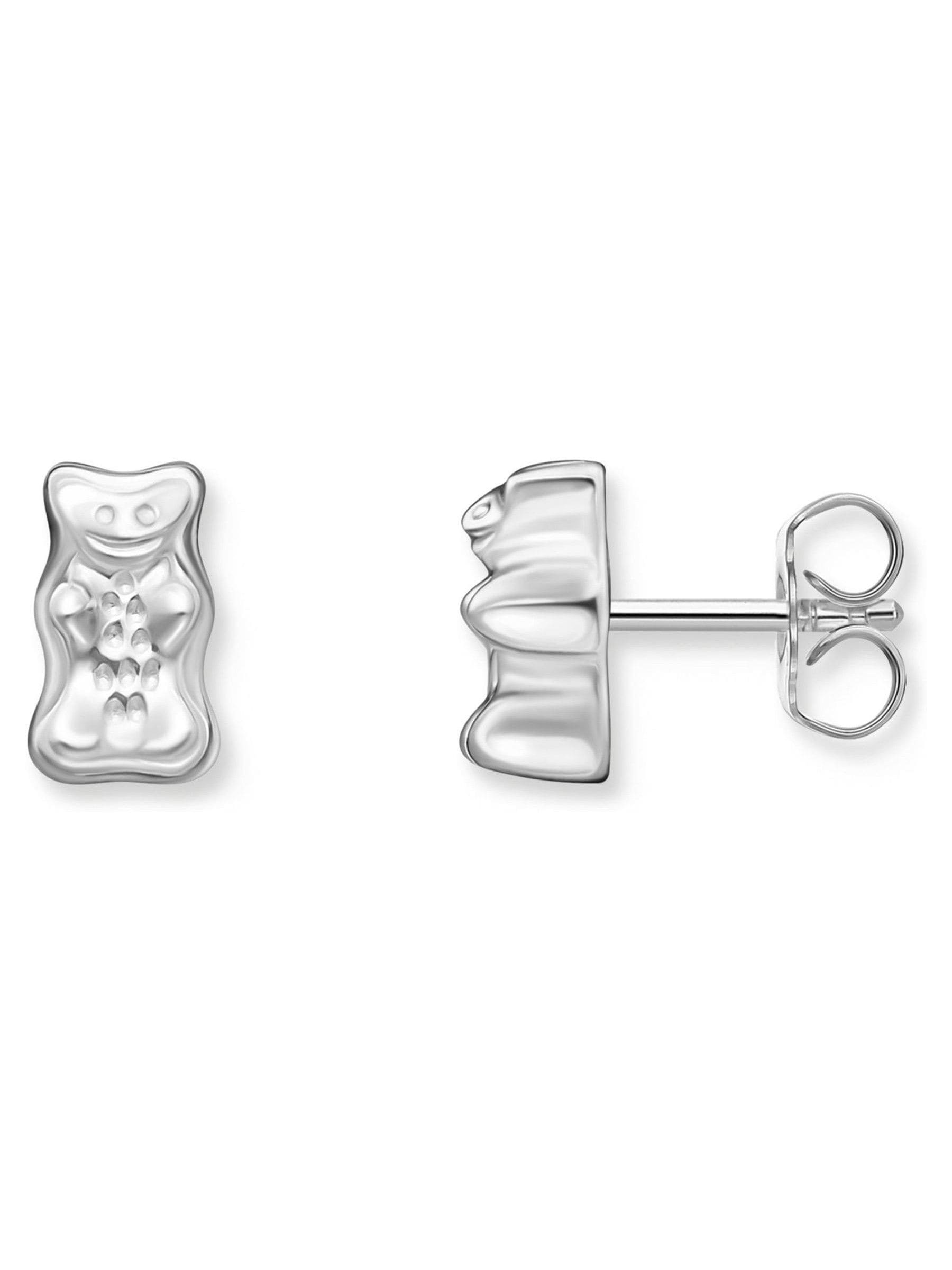 Thomas Sabo x Haribo silver tone Goldbears ear studs (British brand)