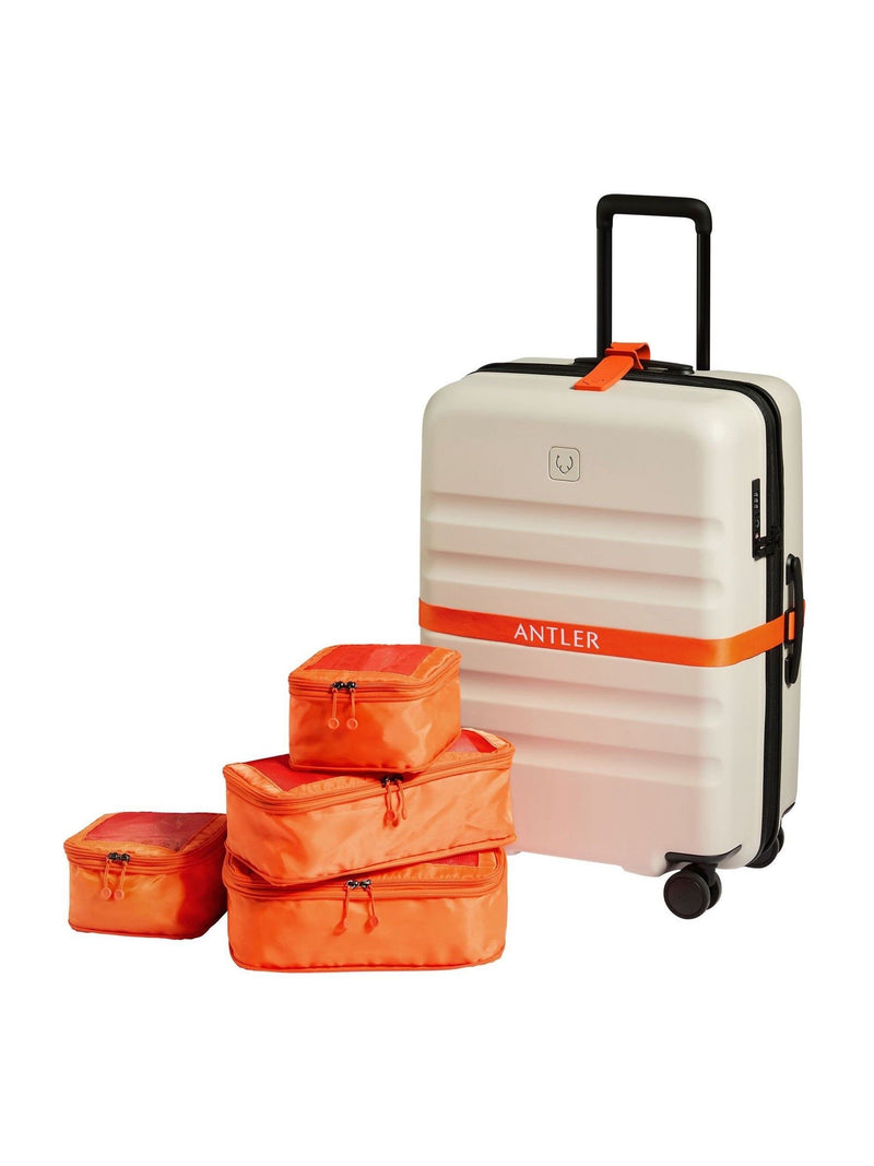 Antler packing cubes set of 4 coral, imported from the UK