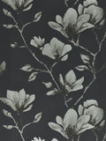 Harlequin Black Lotus wallpaper sample A4, imported from the UK