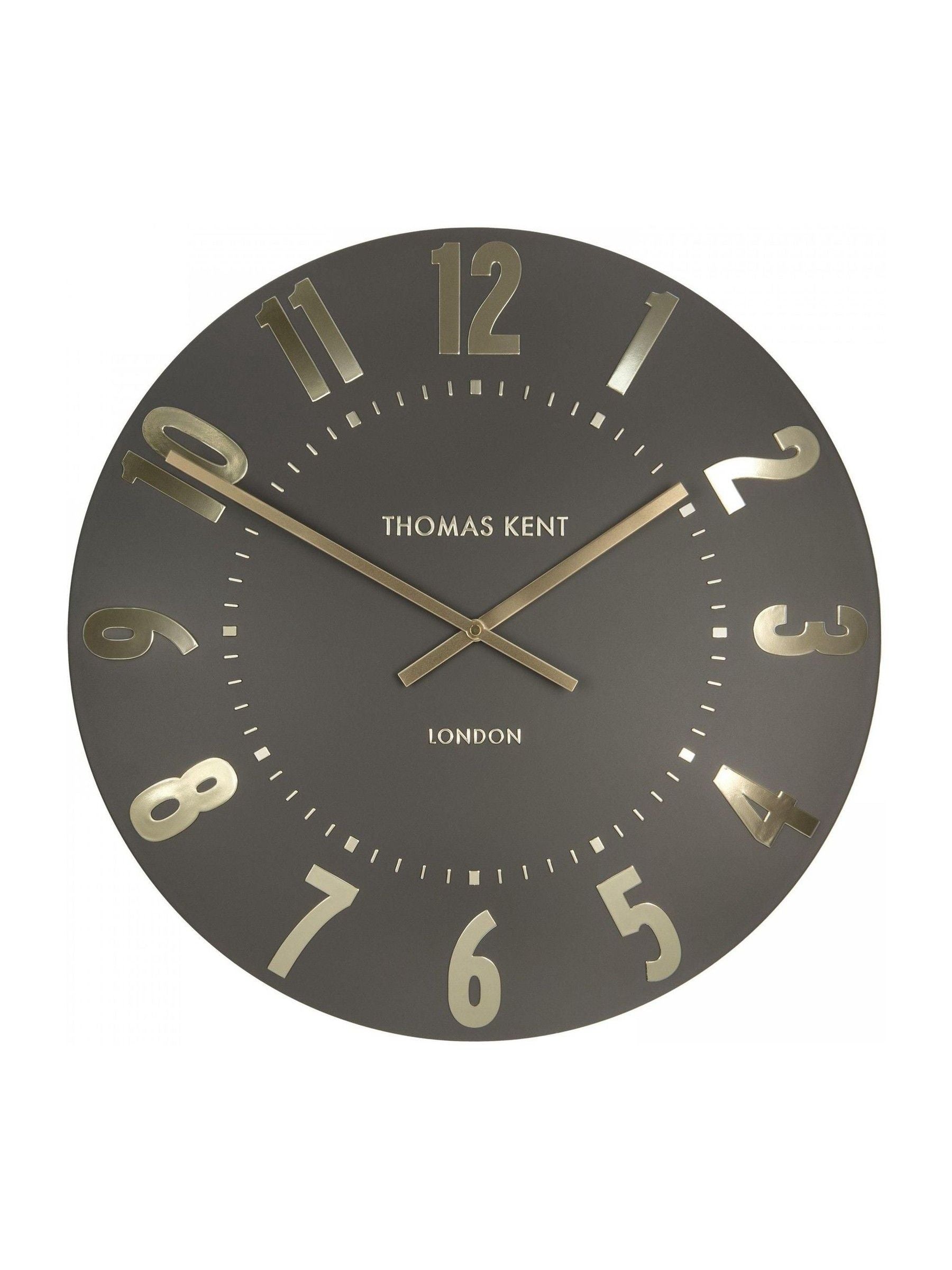 Thomas Kent Clocks espresso cedar wall clock 20 inch (British brand)