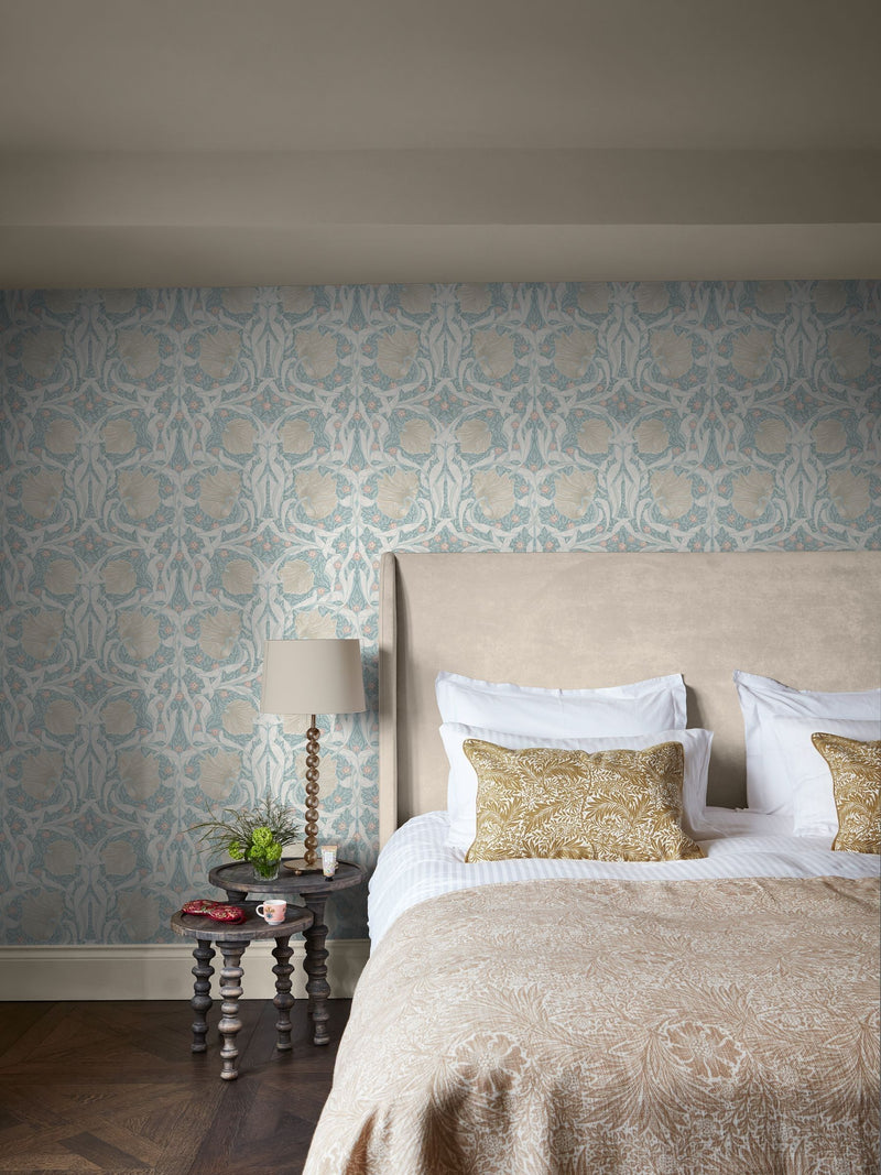 William Morris wallpaper sample Ocean Pimpernel A4 - British product