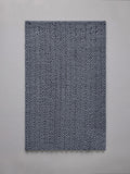 The Set 3 Pack Navy/White Textured Bobble Bath Mats