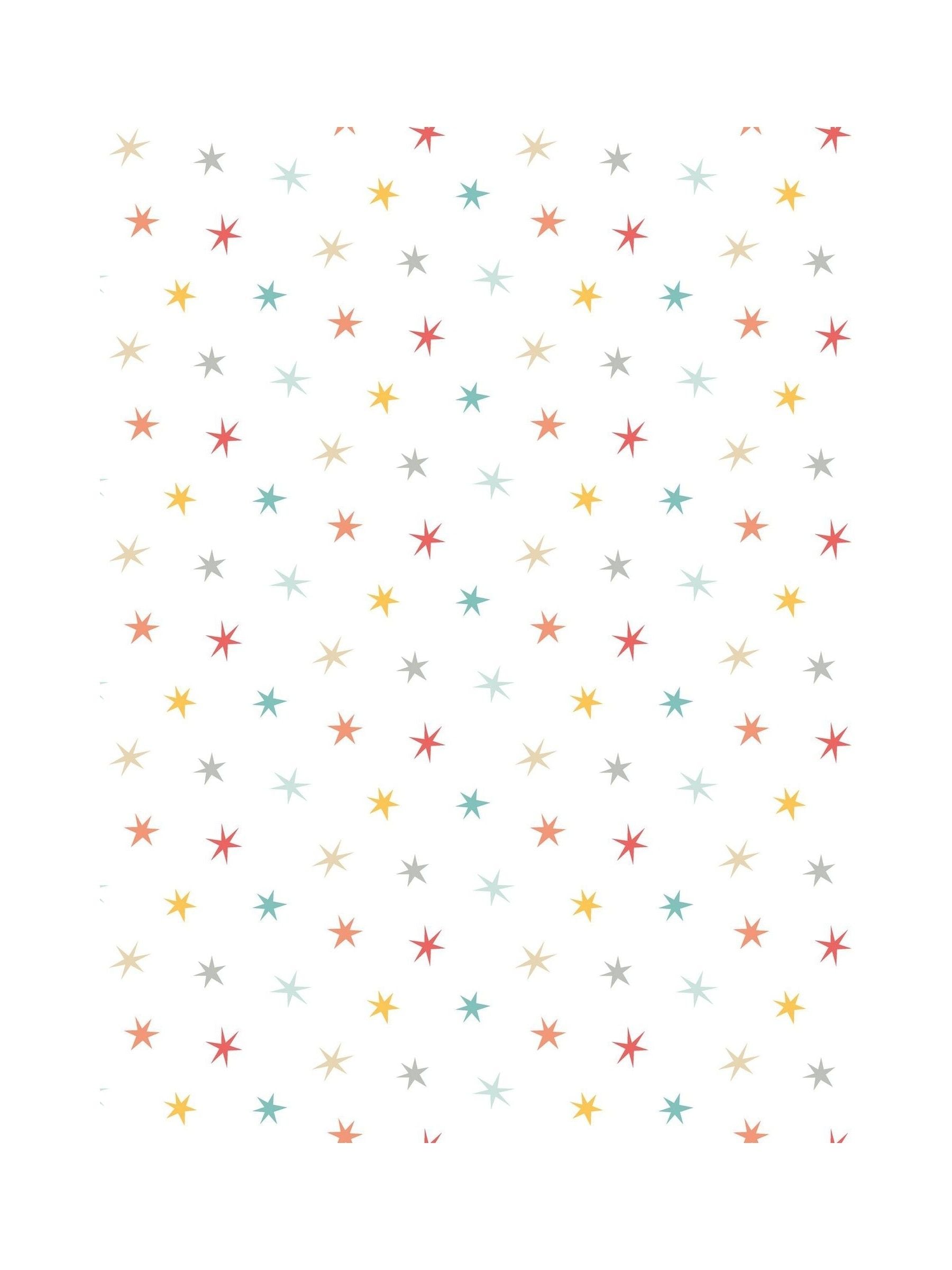 Hoopla Walls Blue Twinkle Star wallpaper 10m (British brand)