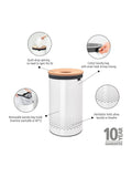 Brabantia white cork lid laundry bin 60L, UK version