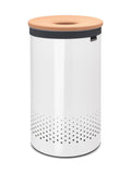 Brabantia white cork lid laundry bin 60L, UK version