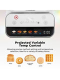 Tower 2 Slice Digital Toaster White, UK version