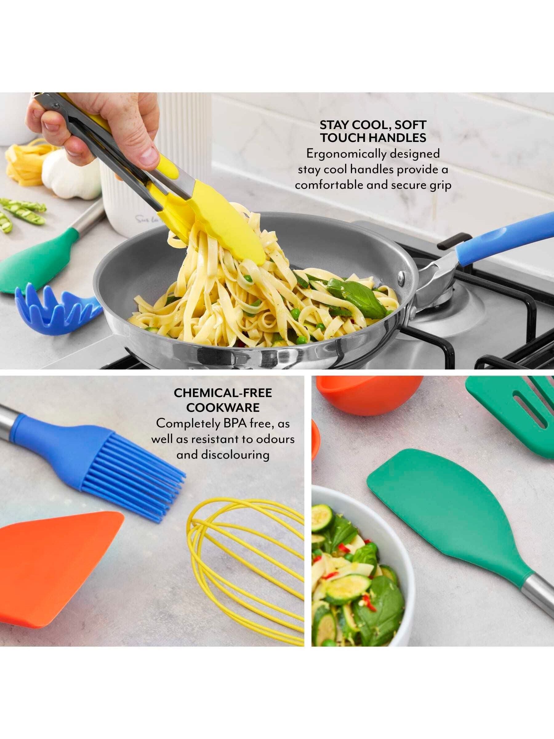 Sur La Table 12 Piece Utensil Set Assorted Colours (British brand)