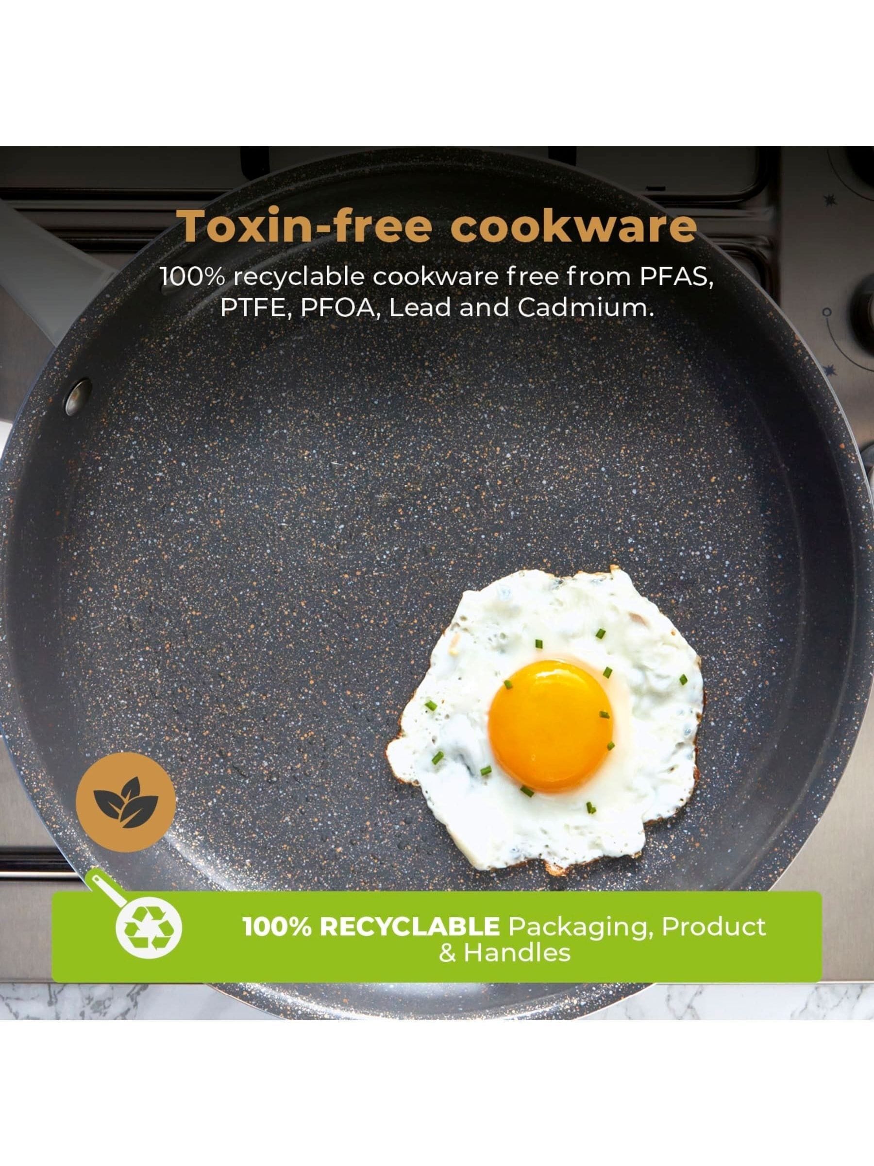 Tower Graphite Cerastone Pro 28cm frying pan (British brand)