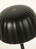 Searchlight black outdoor rechargeable table lamp - British product