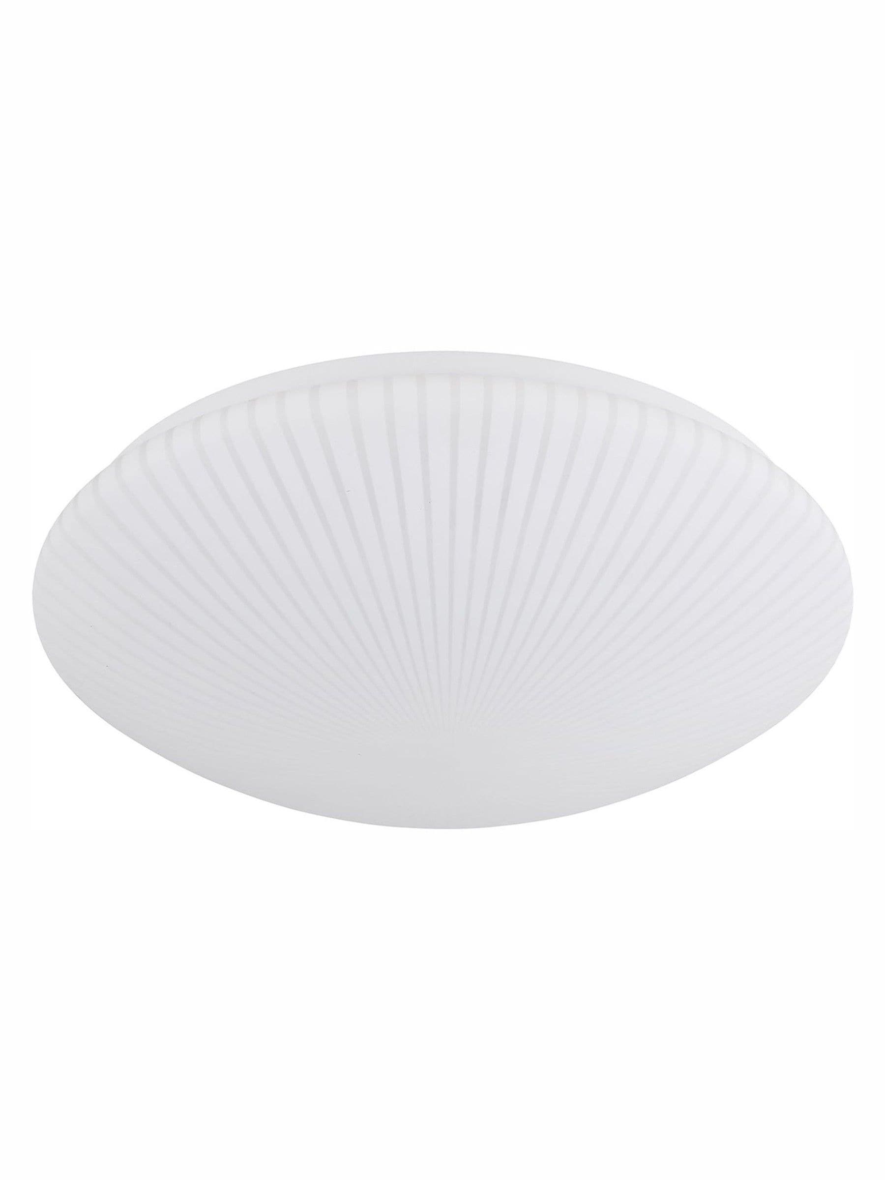 Searchlight White Amble LED flush ceiling light 38.5cm (British brand)