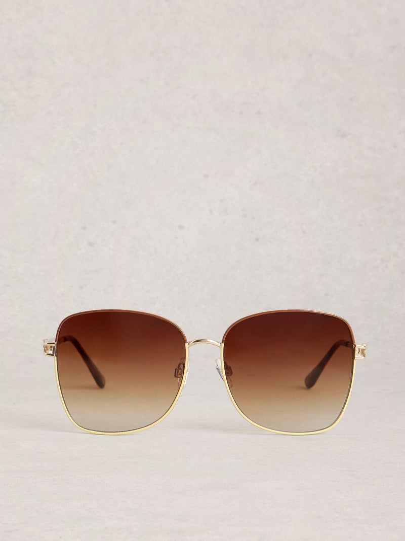 White Stuff oversized butterfly sunglasses with UV protection, imported from the UK