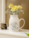 PMC personalised wreath jug vase 12cm, UK version