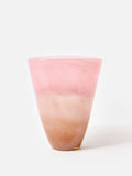 Oliver Bonas Solana pink glass vase 24cm, UK version