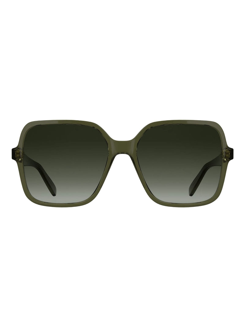 Longchamp Brown Lo808S oversized rectangular sunglasses (British brand)