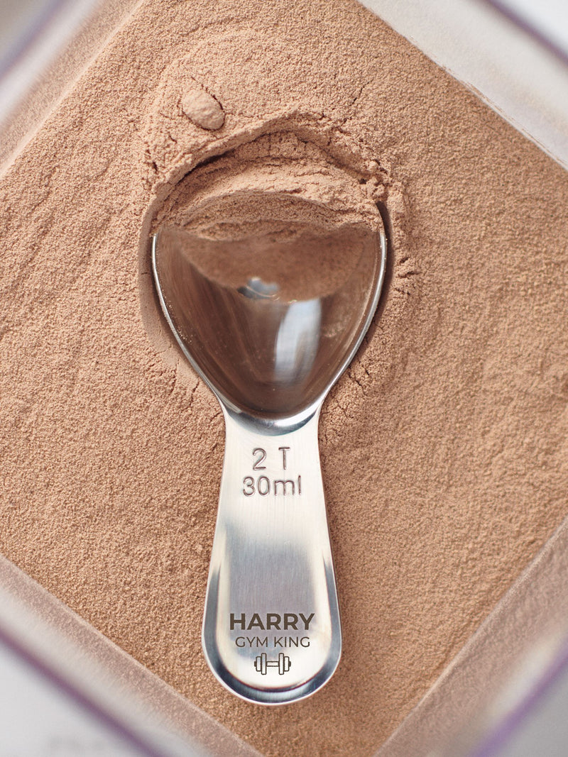 Oakdene personalised protein scoop 13cm x 6cm, imported from the UK