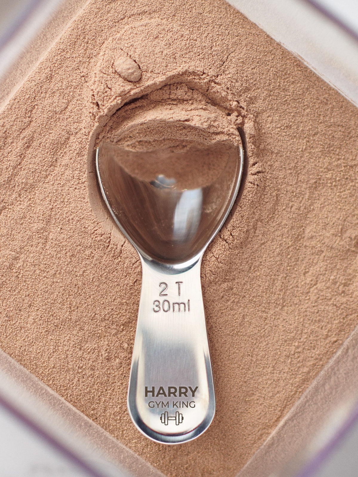 Oakdene personalised protein scoop 13cm x 6cm, imported from the UK