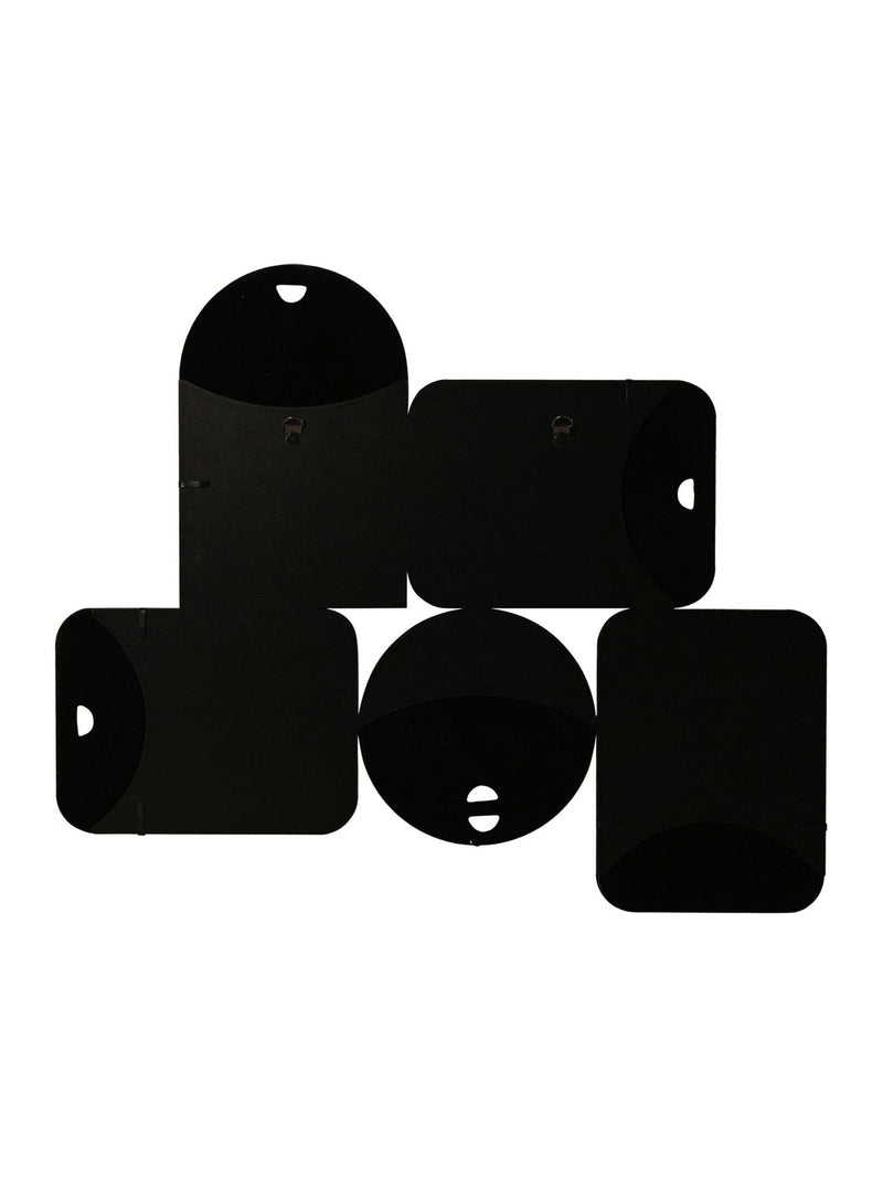 Widdop 5 multi-aperture black photo frame 42x50cm, UK version