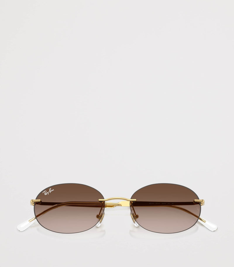 Ray-Ban Metal Oval Sunglasses, UK version