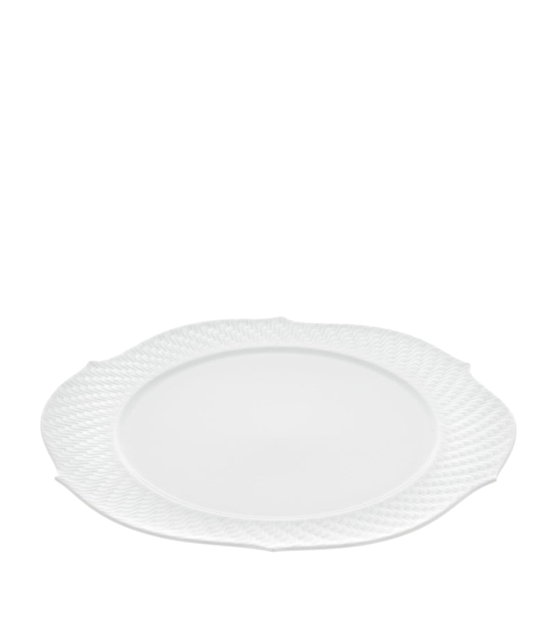 Meissen porcelain cake platter wave relief 26.5cm - British product