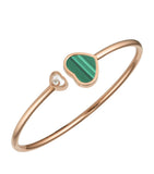 Chopard Happy Hearts bangle rose gold diamond, imported from the UK
