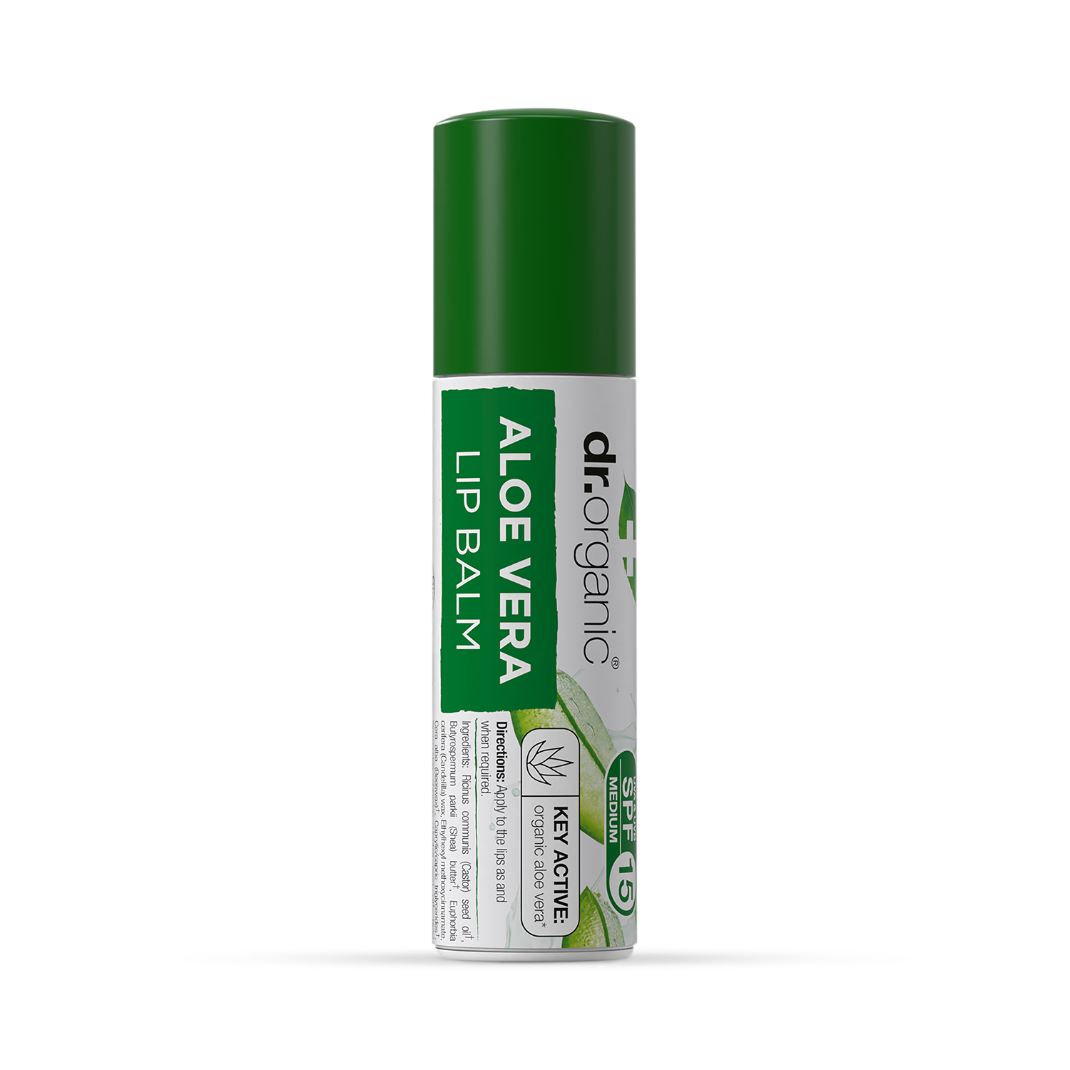 Dr Organic Aloe Vera Lip Balm SPF 15 5.7ml - British product