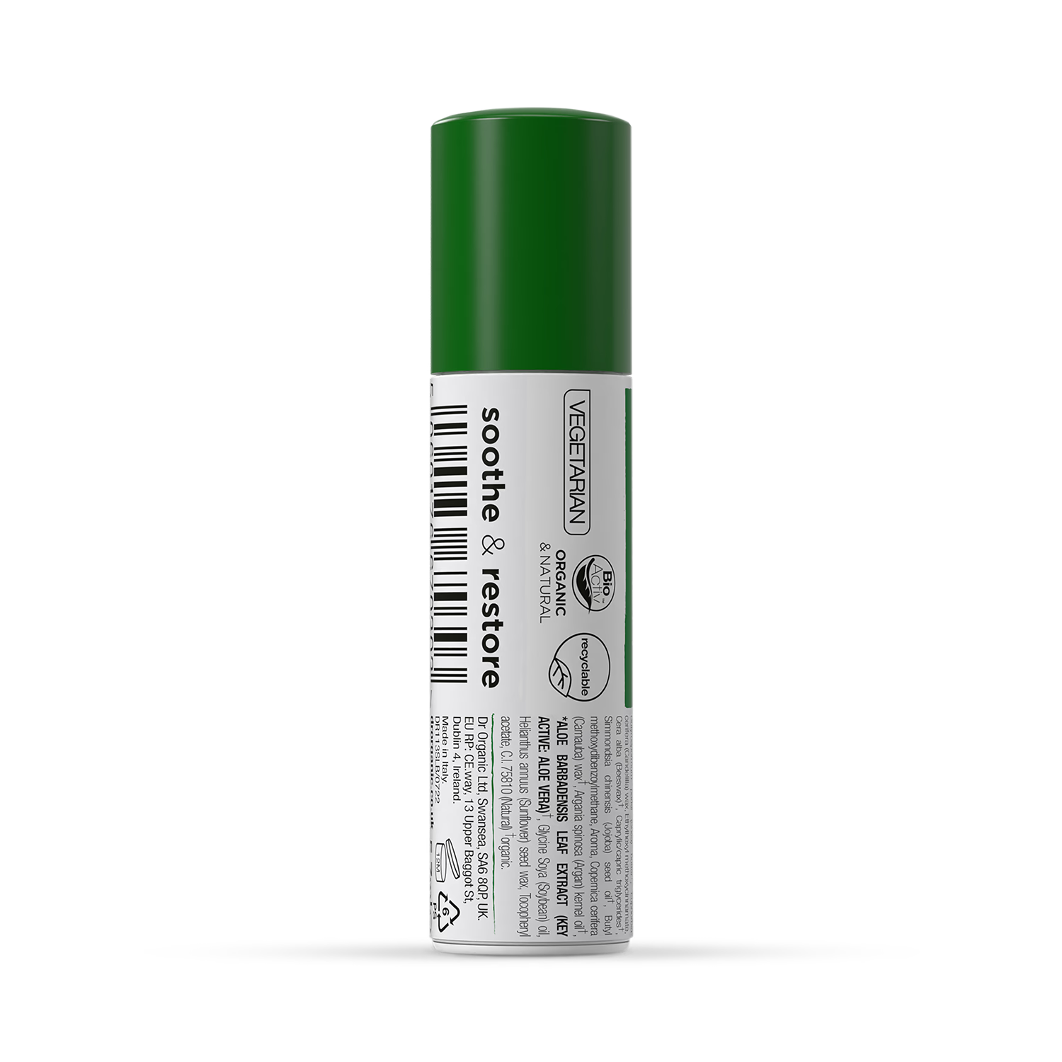 Dr Organic Aloe Vera Lip Balm SPF 15 5.7ml - British product