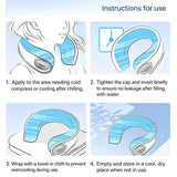 Leaper cooling ice pack neckband design, imported from the UK