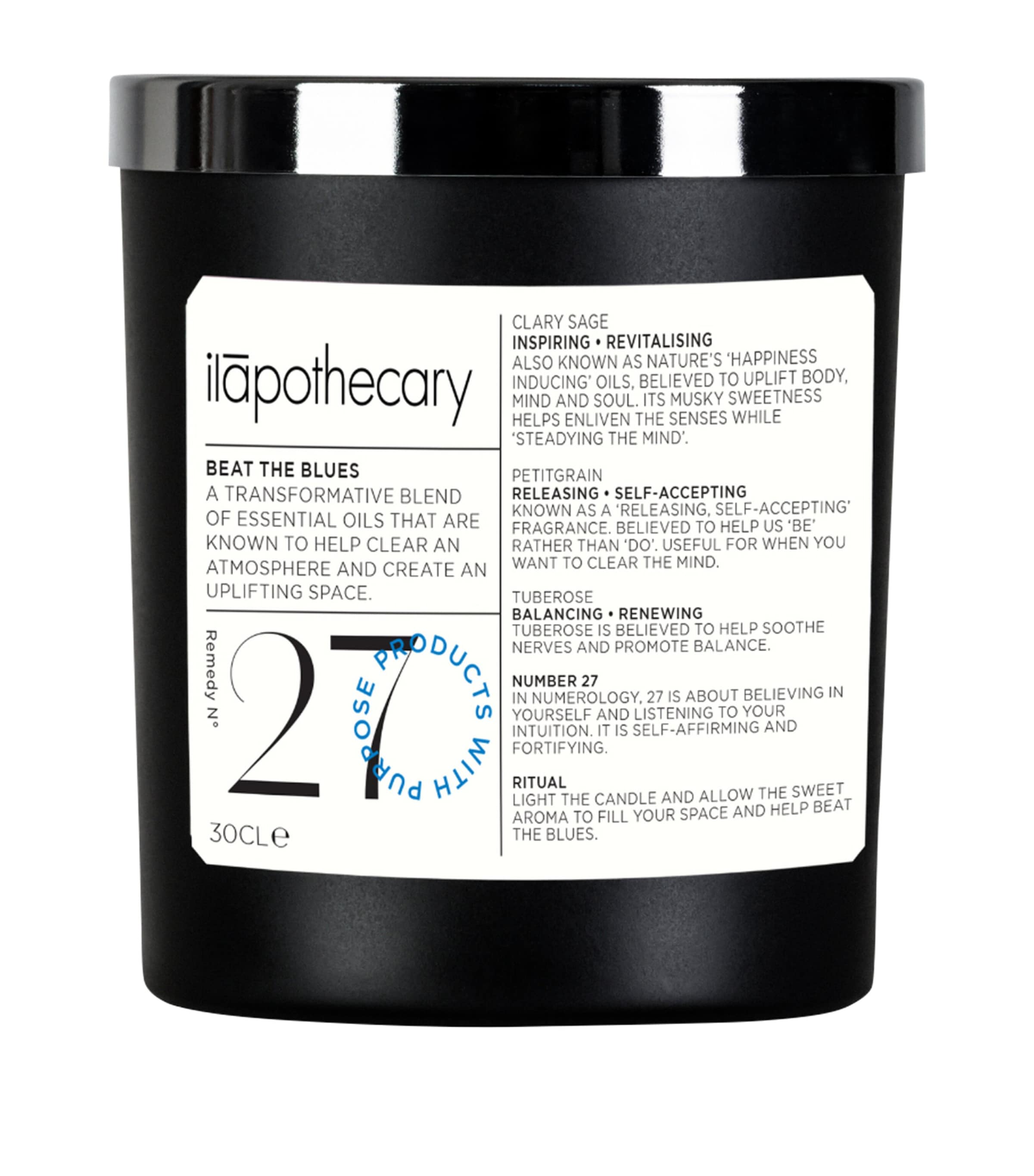 Ilapothecary Beat The Blues Candle 300g - British product