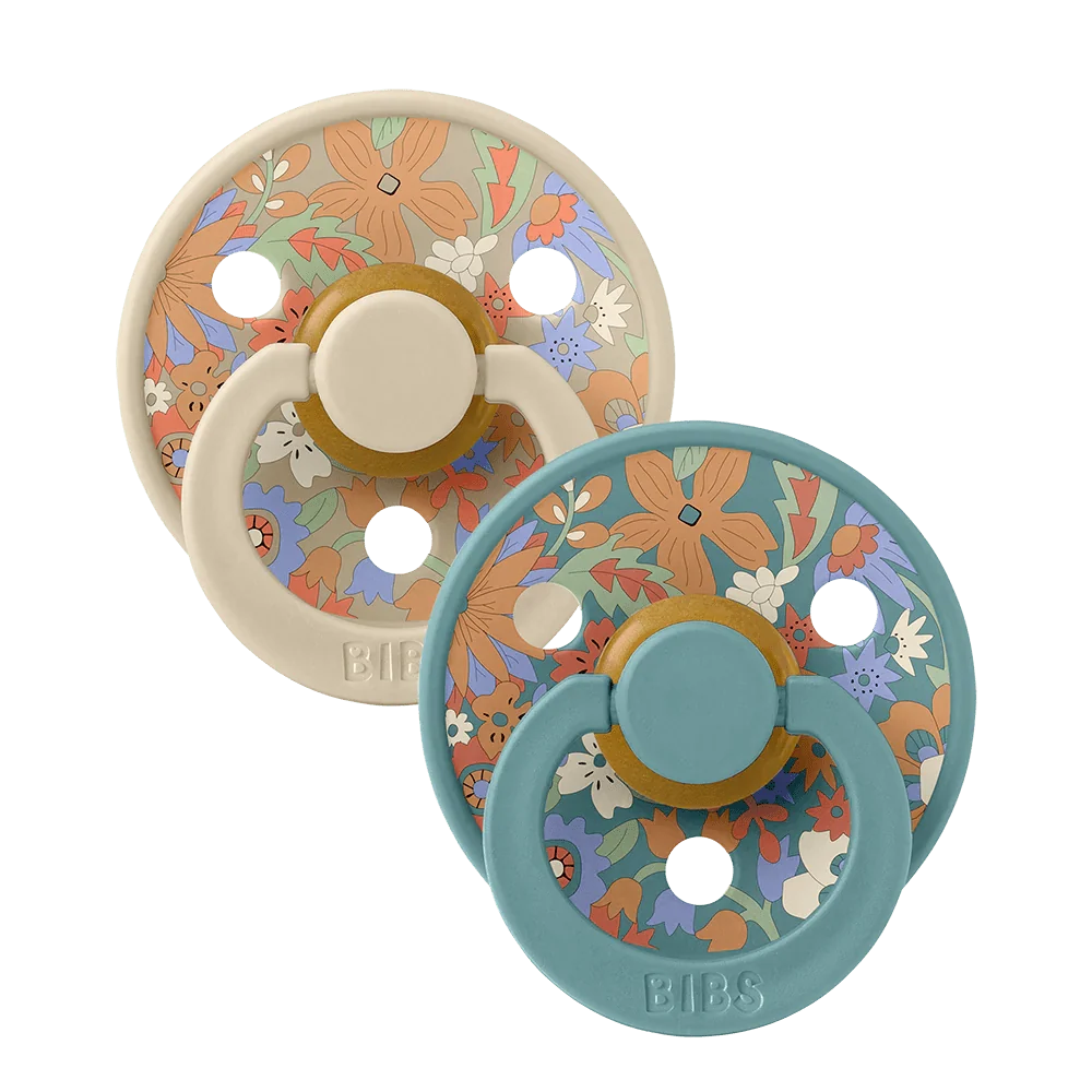 Bibs Liberty pacifier June Blossom size 2 2-pack (British brand)
