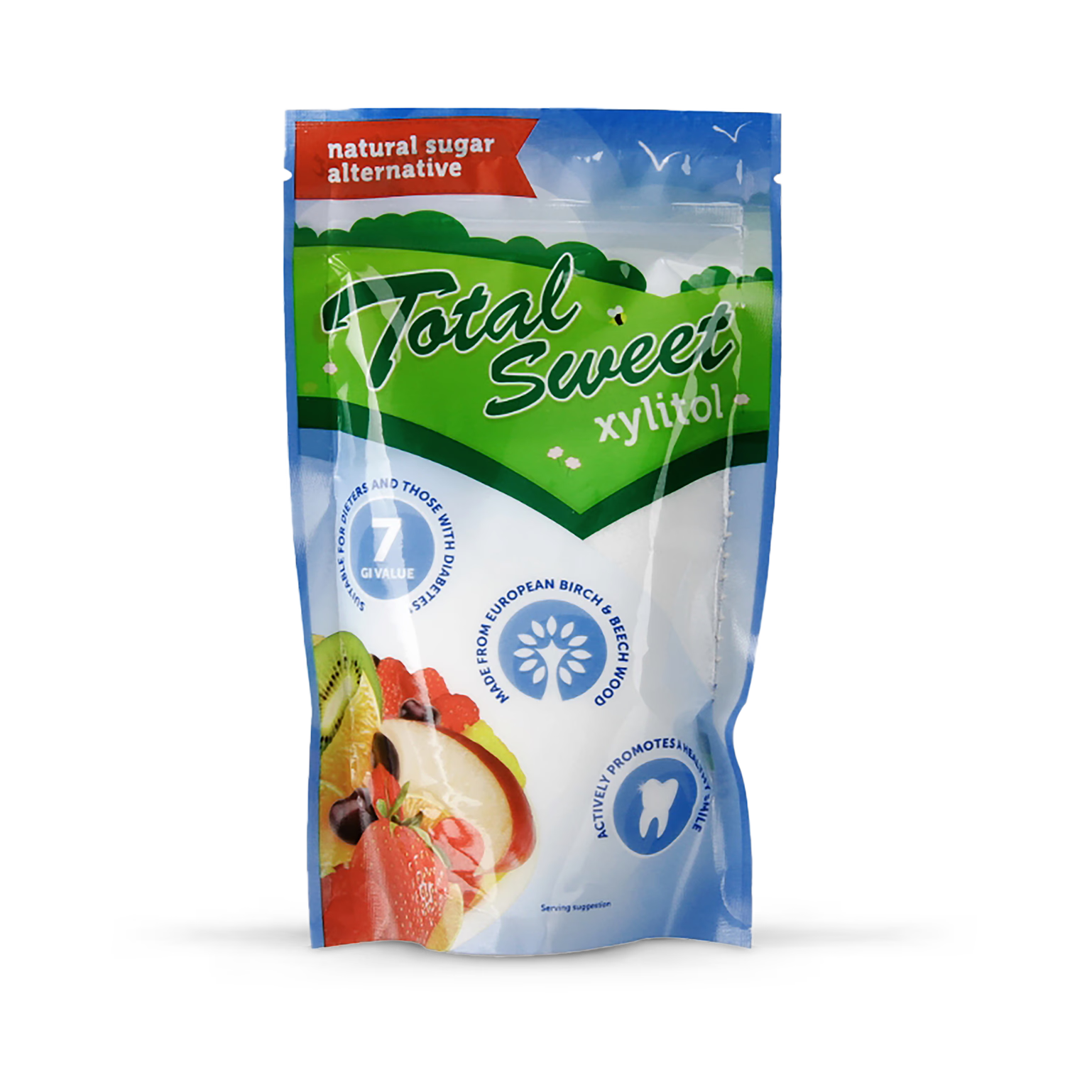 Total Sweet sugar substitute xylitol 225g (British brand)