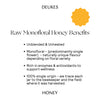 Deukes raw monofloral rapeseed honey 250g, UK version