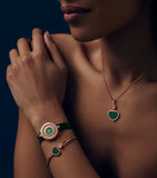 Chopard Happy Hearts bangle rose gold diamond, imported from the UK