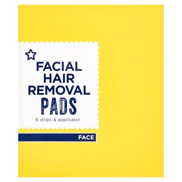 Superdrug Facial Hair Removal Pads (British brand)