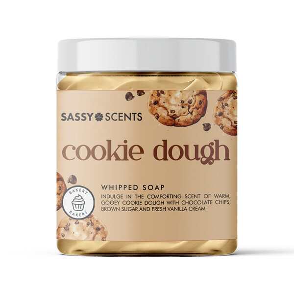 Sassy Scents Cookie Dough Whipped Soap 115g (British brand)