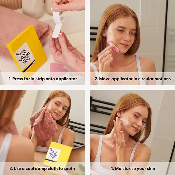 Superdrug Facial Hair Removal Pads (British brand)