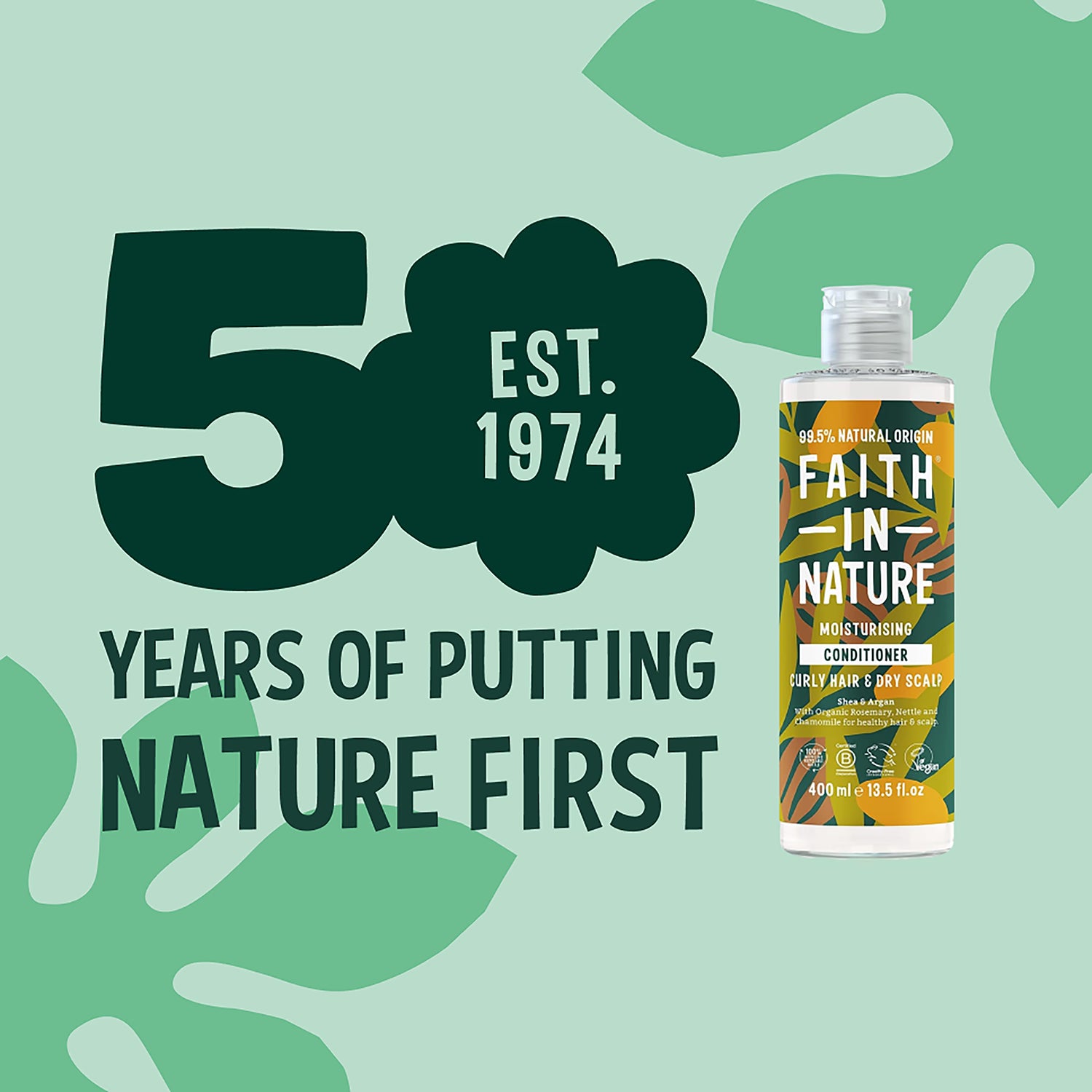 Faith In Nature Shea & Argan conditioner 400ml - British product