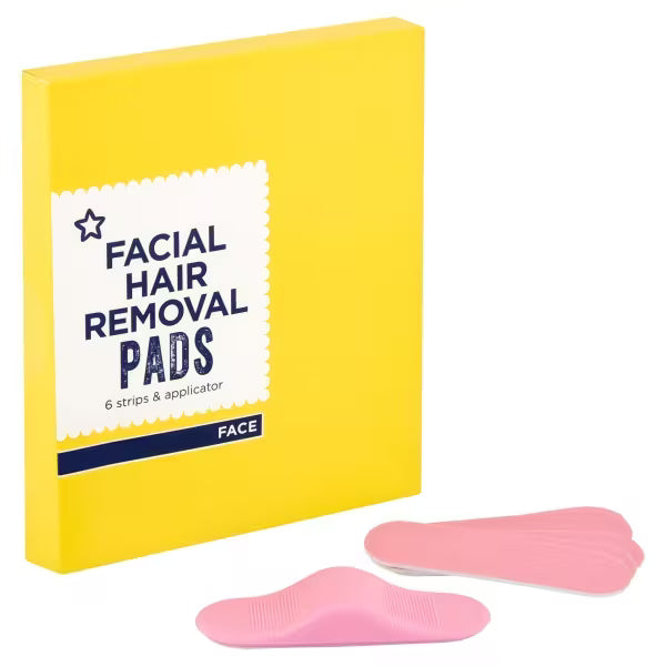 Superdrug Facial Hair Removal Pads (British brand)